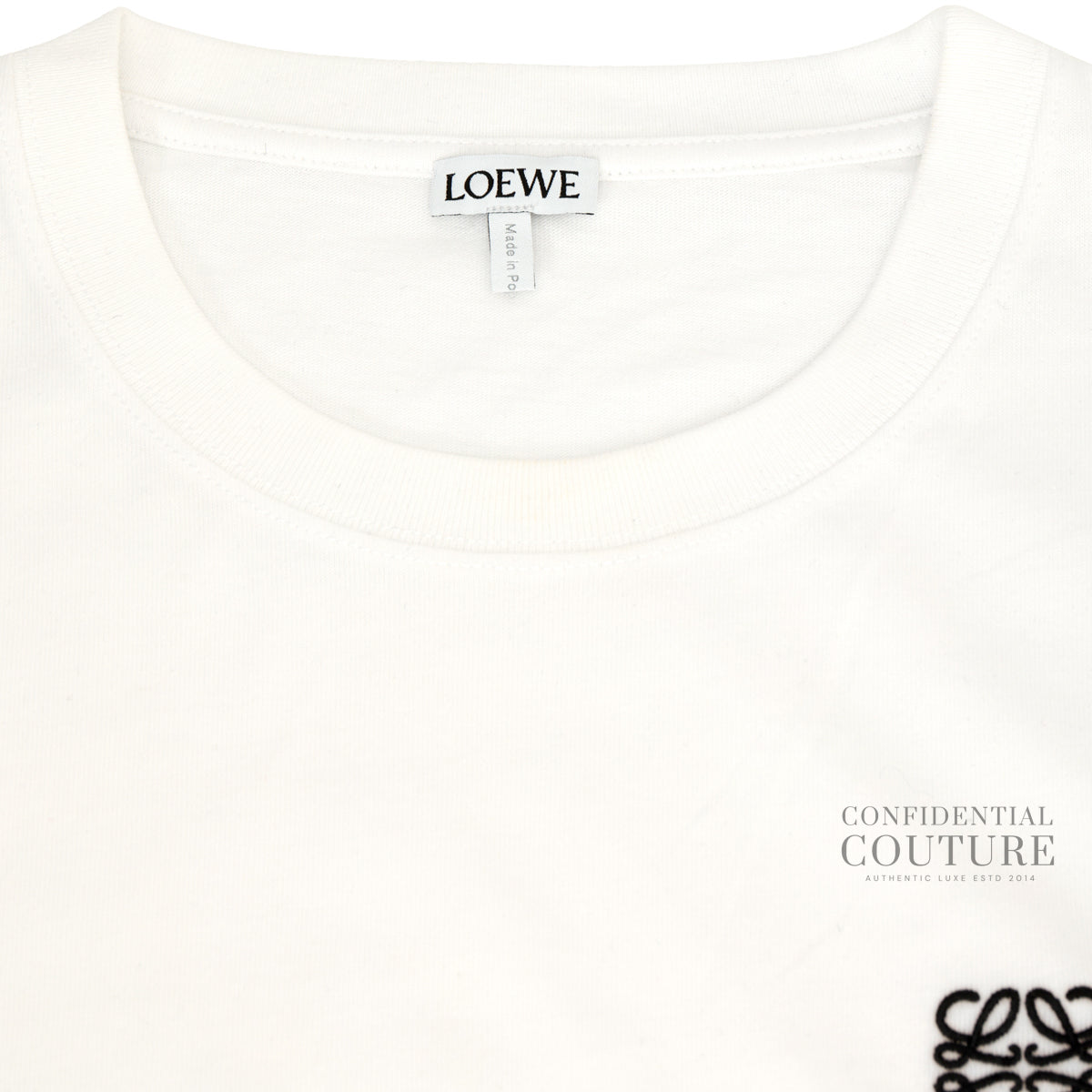 White Regular Fit T-Shirt In Cotton | L