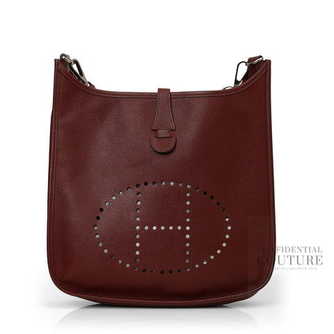 Evelyne Maroon PM Bag