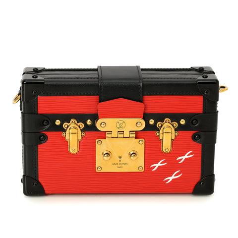 Petite Malle Epi Red Box Clutch
