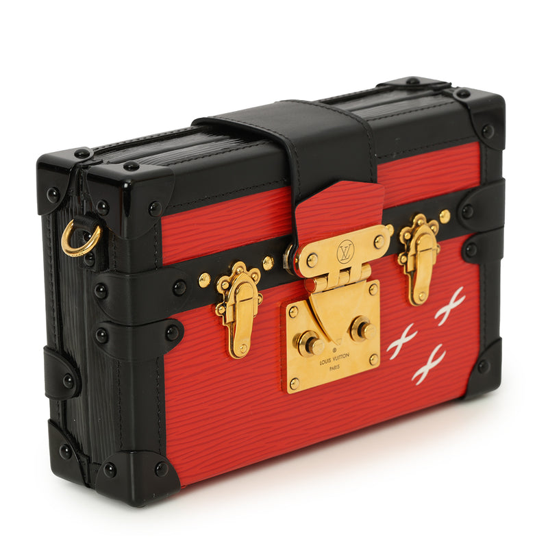 Louis vuitton petite malle epi red box clutch price