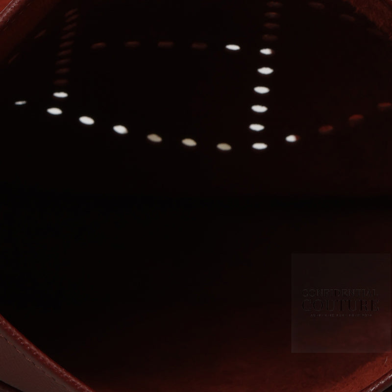 Women Hermes Evelyne Maroon PM Bag
