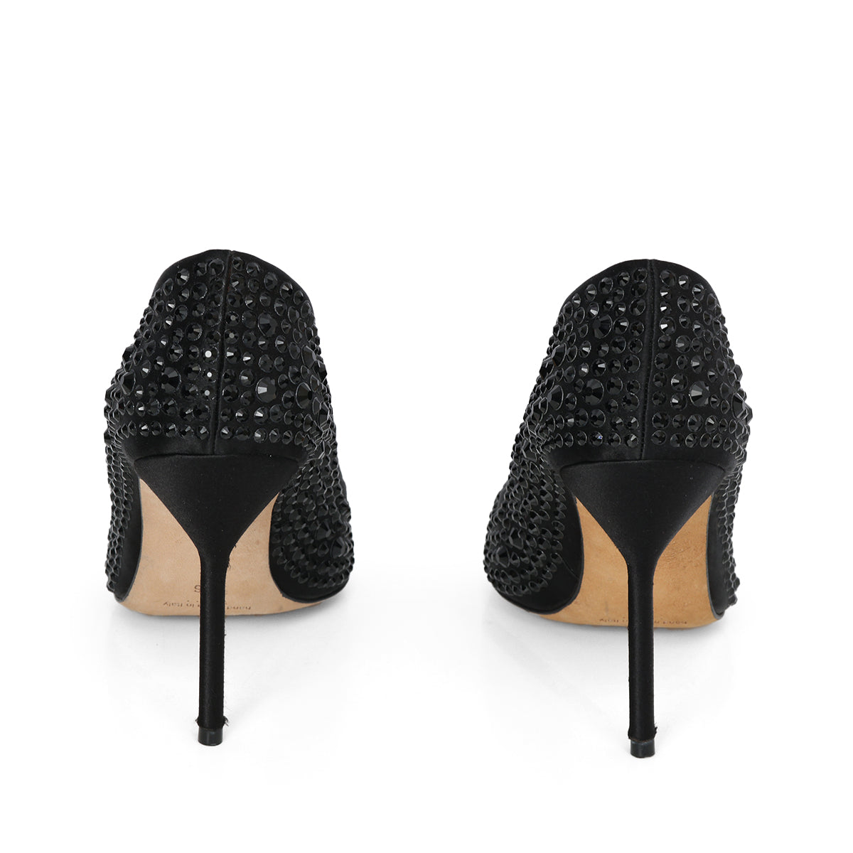 Black Studded Pumps 36