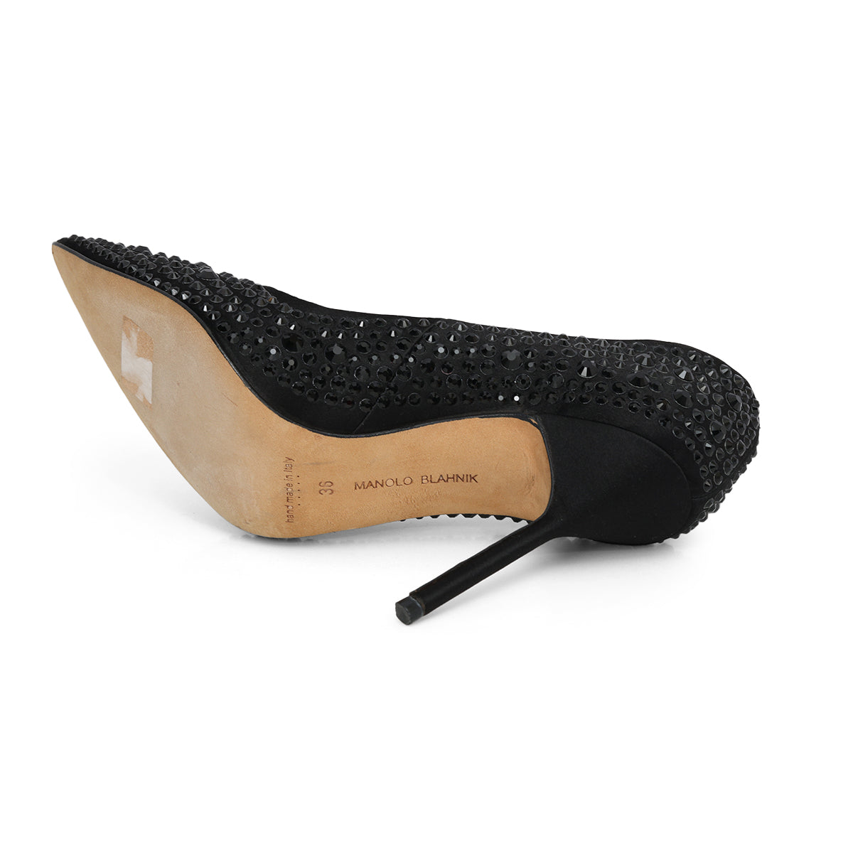 Black Studded Pumps 36