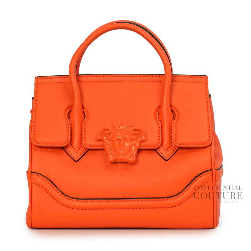 Orange Palazzo Empire Medium Leather Bag
