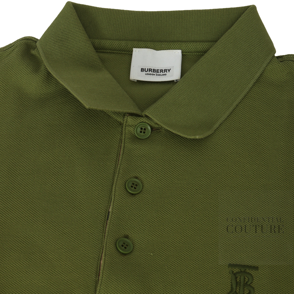 Polo Tee Cotton Green | XS