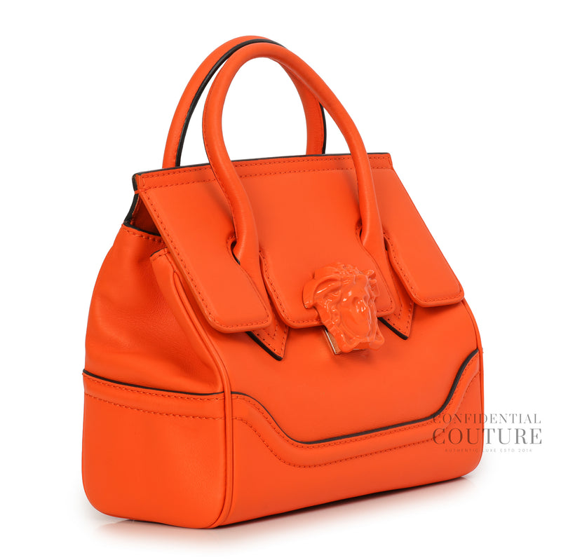 Orange Palazzo Empire Medium Leather Bag