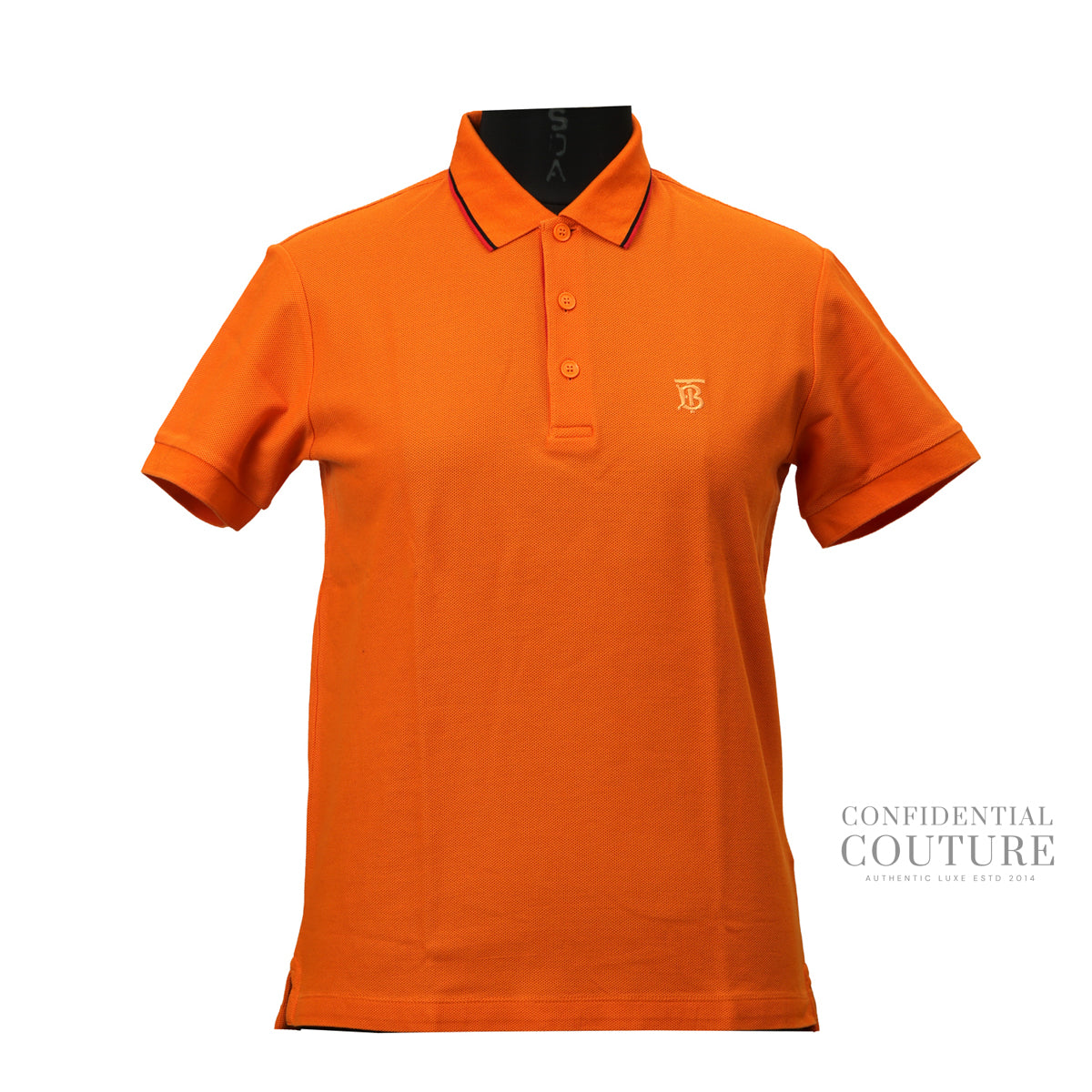 Polo Tee Cotton Orange | XS
