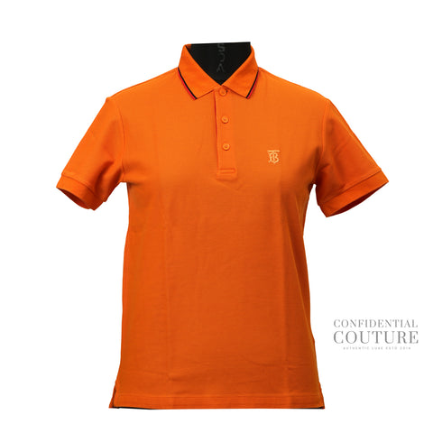 Polo Tee Cotton Orange | XS
