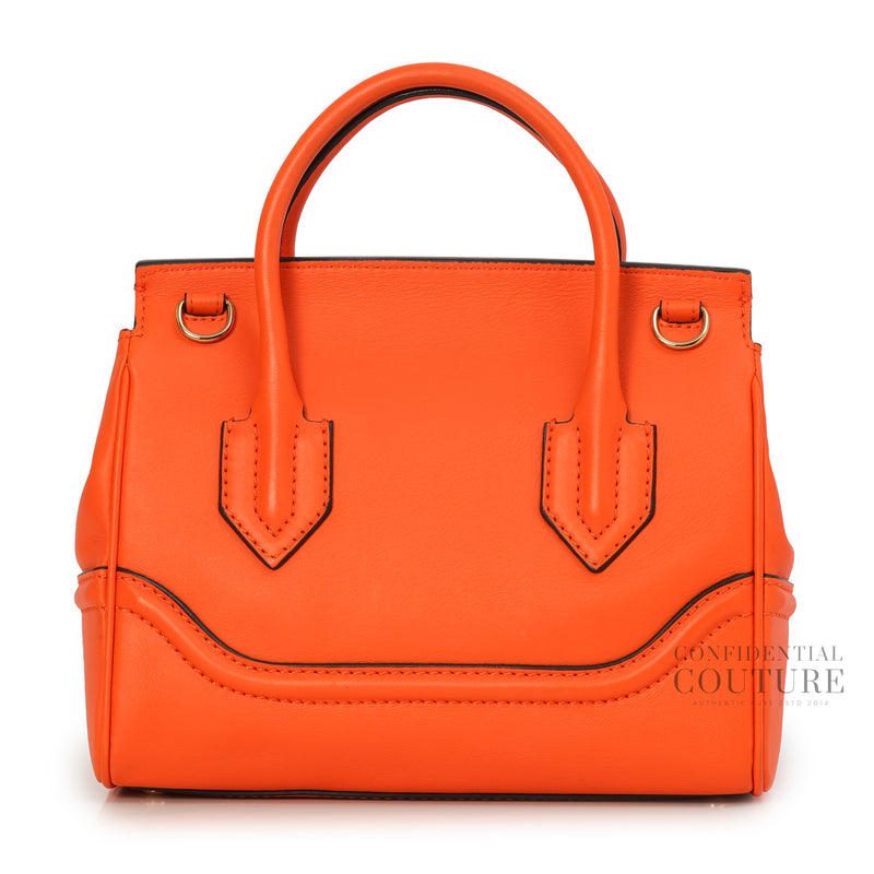 Orange Palazzo Empire Medium Leather Bag