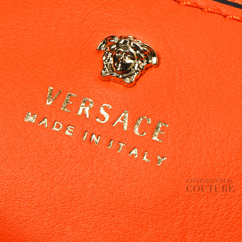 Orange Palazzo Empire Medium Leather Bag