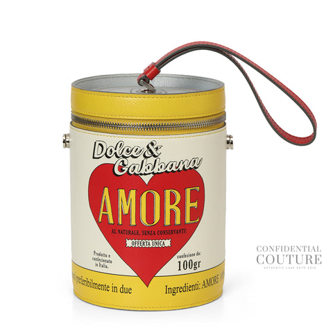 Yellow Amore Can Shoulder Bag
