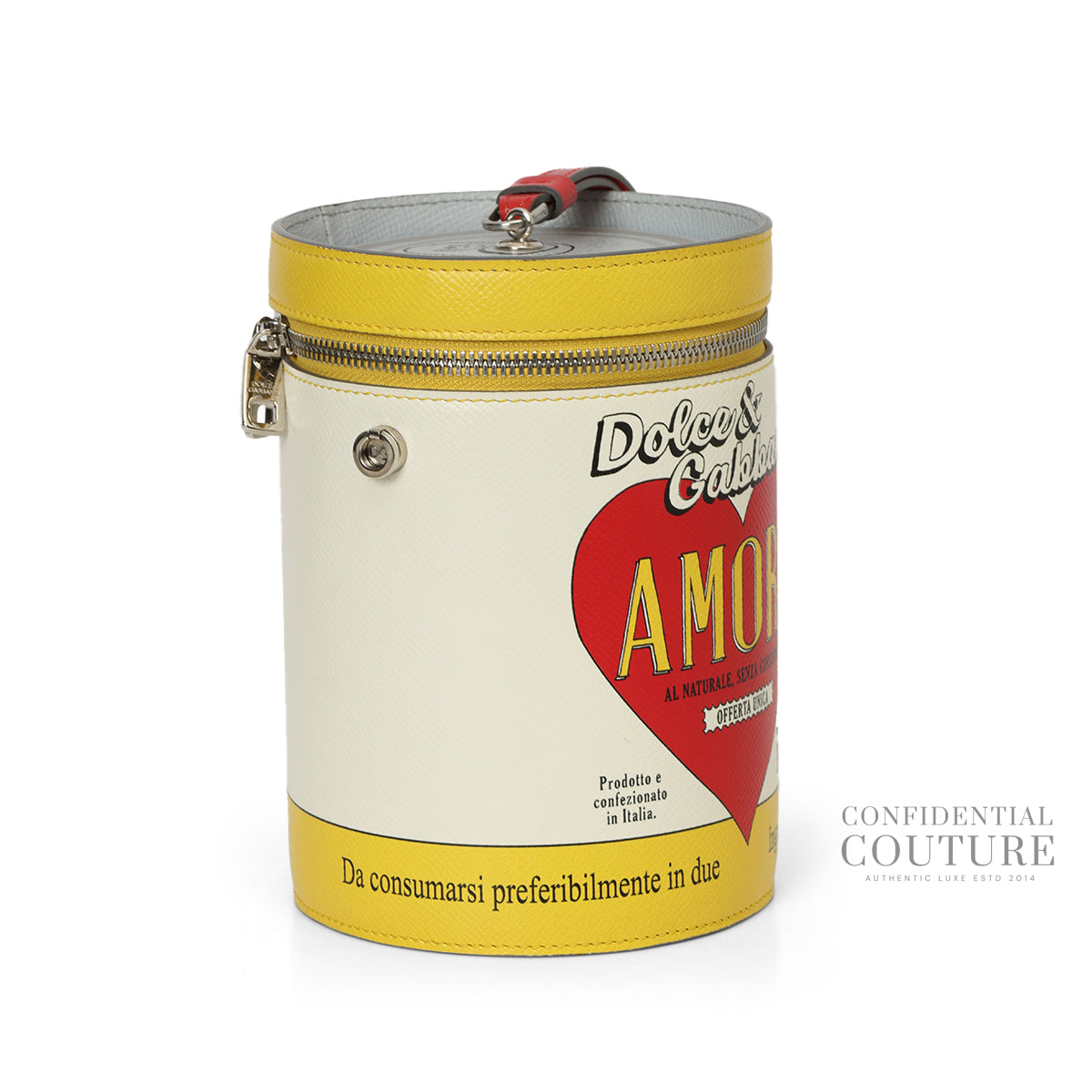 Yellow Amore Can Shoulder Bag