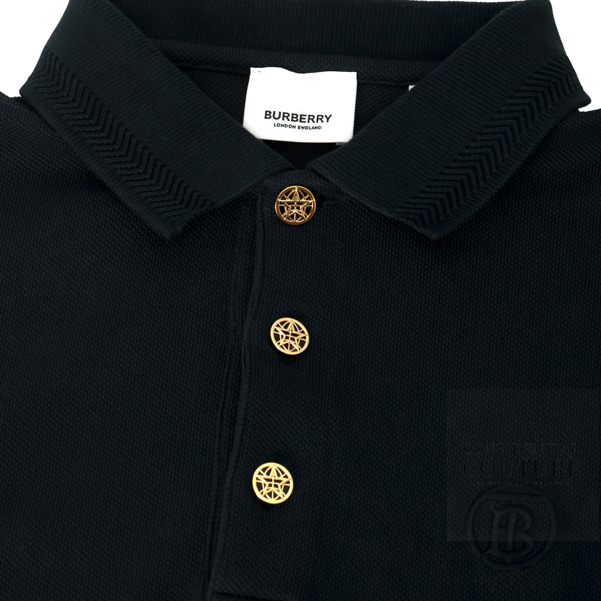 Polo Tee Cotton Navy Blue | XS