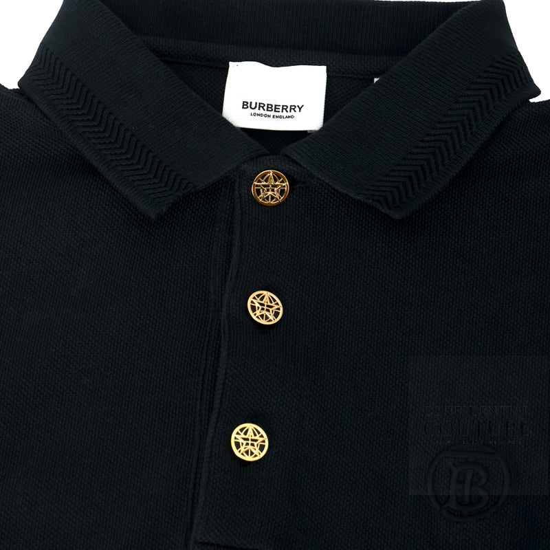 Polo Tee Cotton Navy Blue | XS