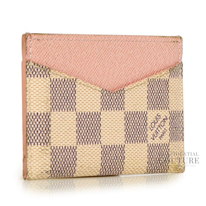 Damier Azur Canvas Card Holder