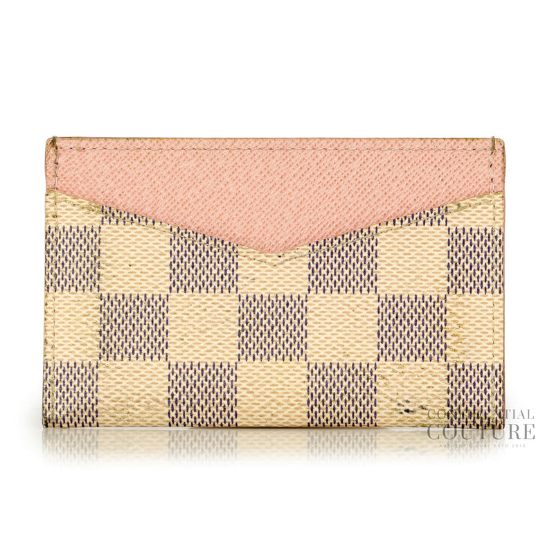 Damier Azur Canvas Card Holder