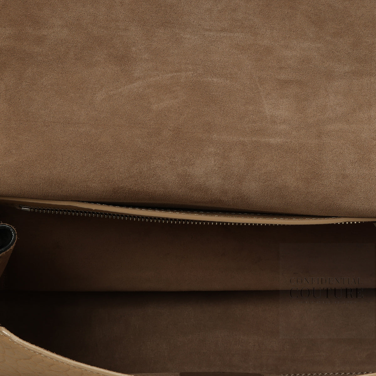 Lockett Camel Floral Applique Top Handle Bag