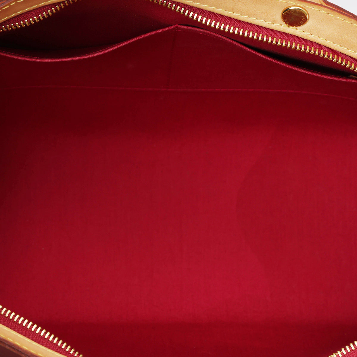 Cerise MonoGram Vernis Brea Patent Leather Bag