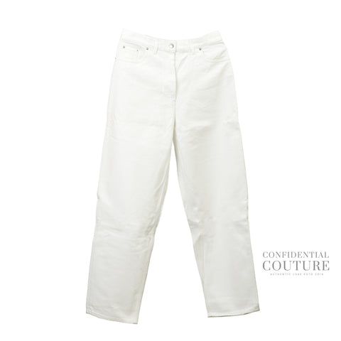 White Five-Pocket Denim Jeans. Size-29