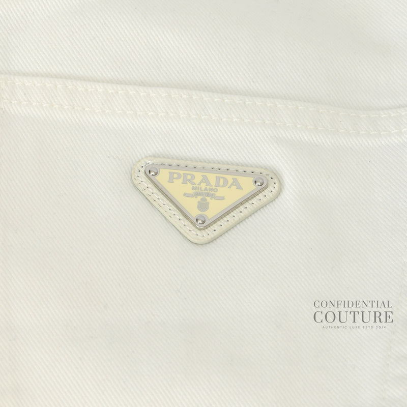 White Five-Pocket Denim Jeans. Size-29