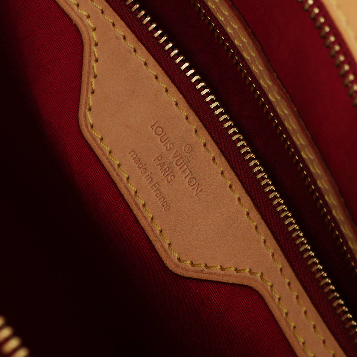 Cerise MonoGram Vernis Brea Patent Leather Bag