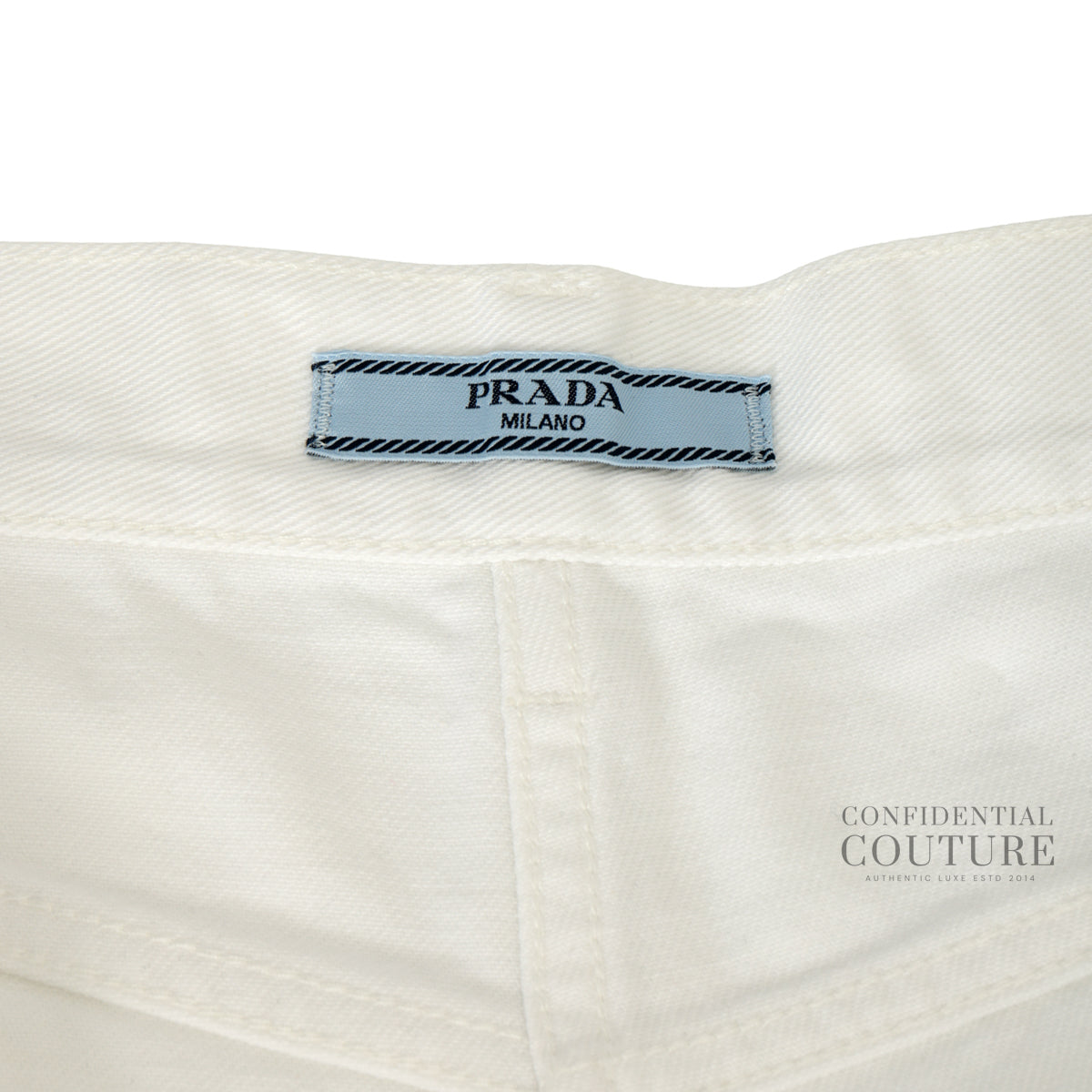 White Five-Pocket Denim Jeans. Size-29