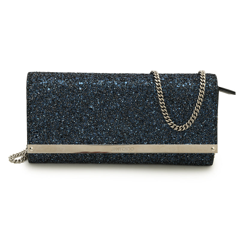 Jimmy Choo Milla Coarse Glitter Bag One Size