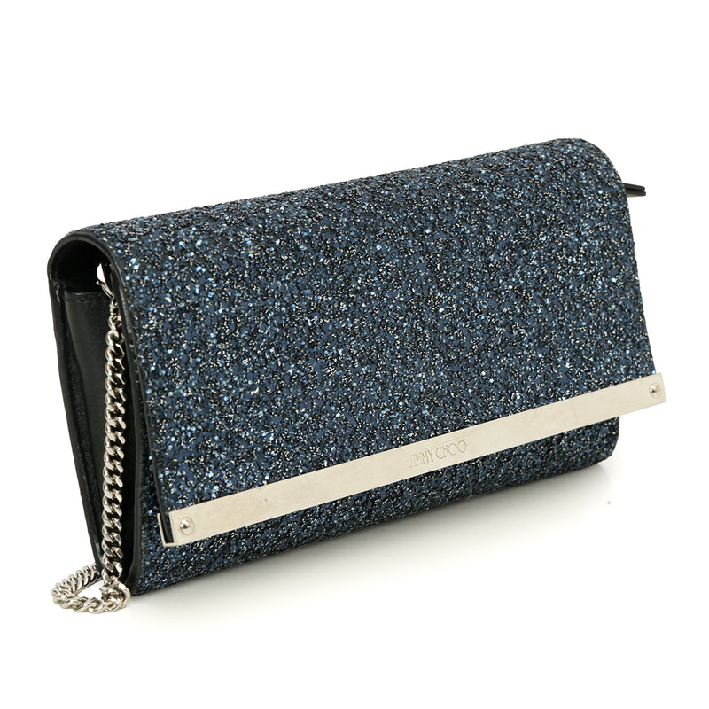 Pre-loved Jimmy Choo Milla Coarse Glitter Bag One Size