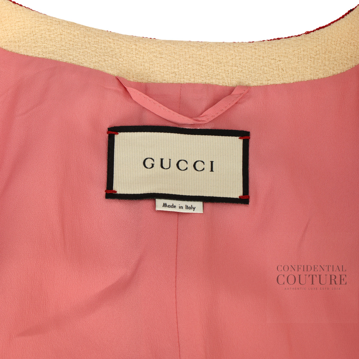 Wool Jacket with Web Bows | Size 42