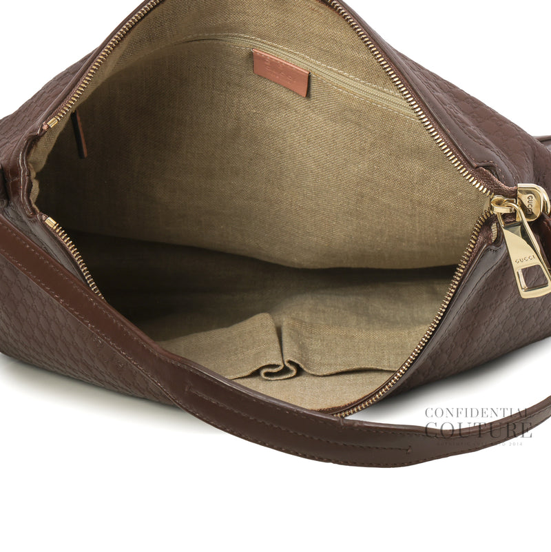 Guccissima Bree Ebony Hobo Bag