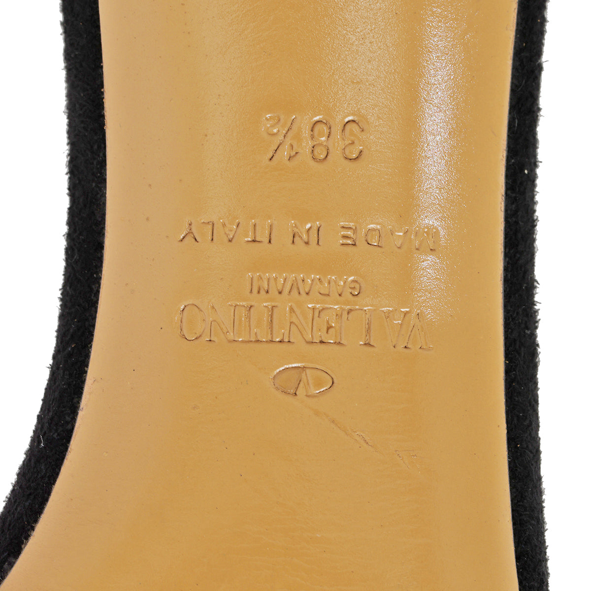 Garavani Roman Studded Black Heels - 38.5