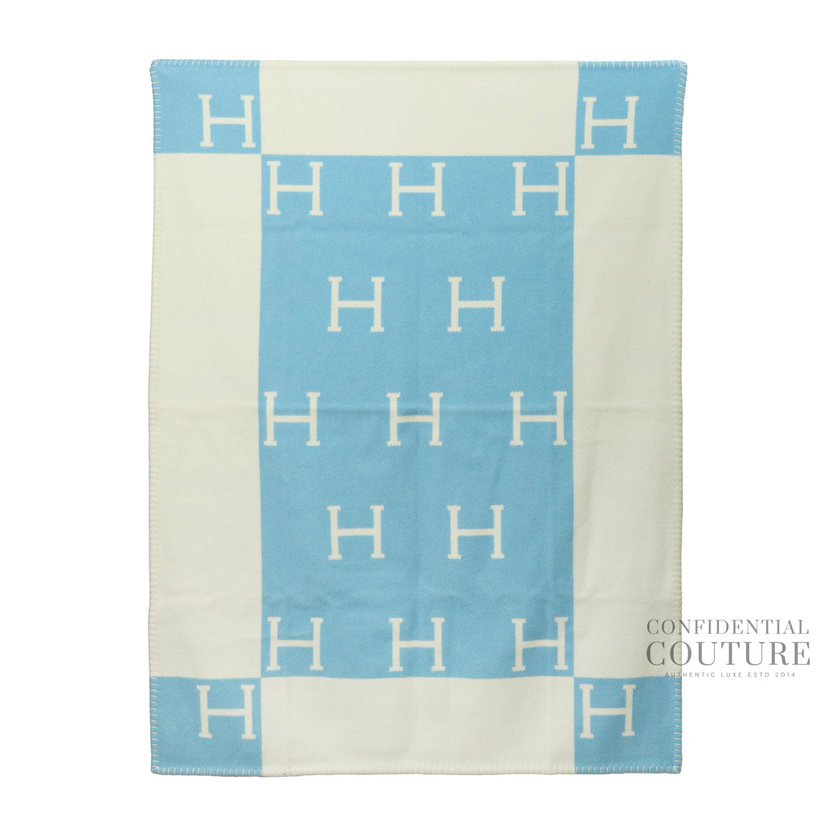 Avalon Baby Blanket Blue Genievre