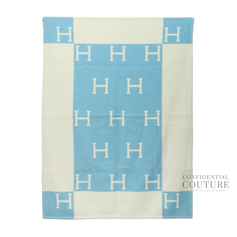 Avalon Baby Blanket Blue Genievre