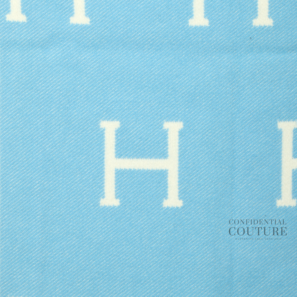 Avalon Baby Blanket Blue Genievre