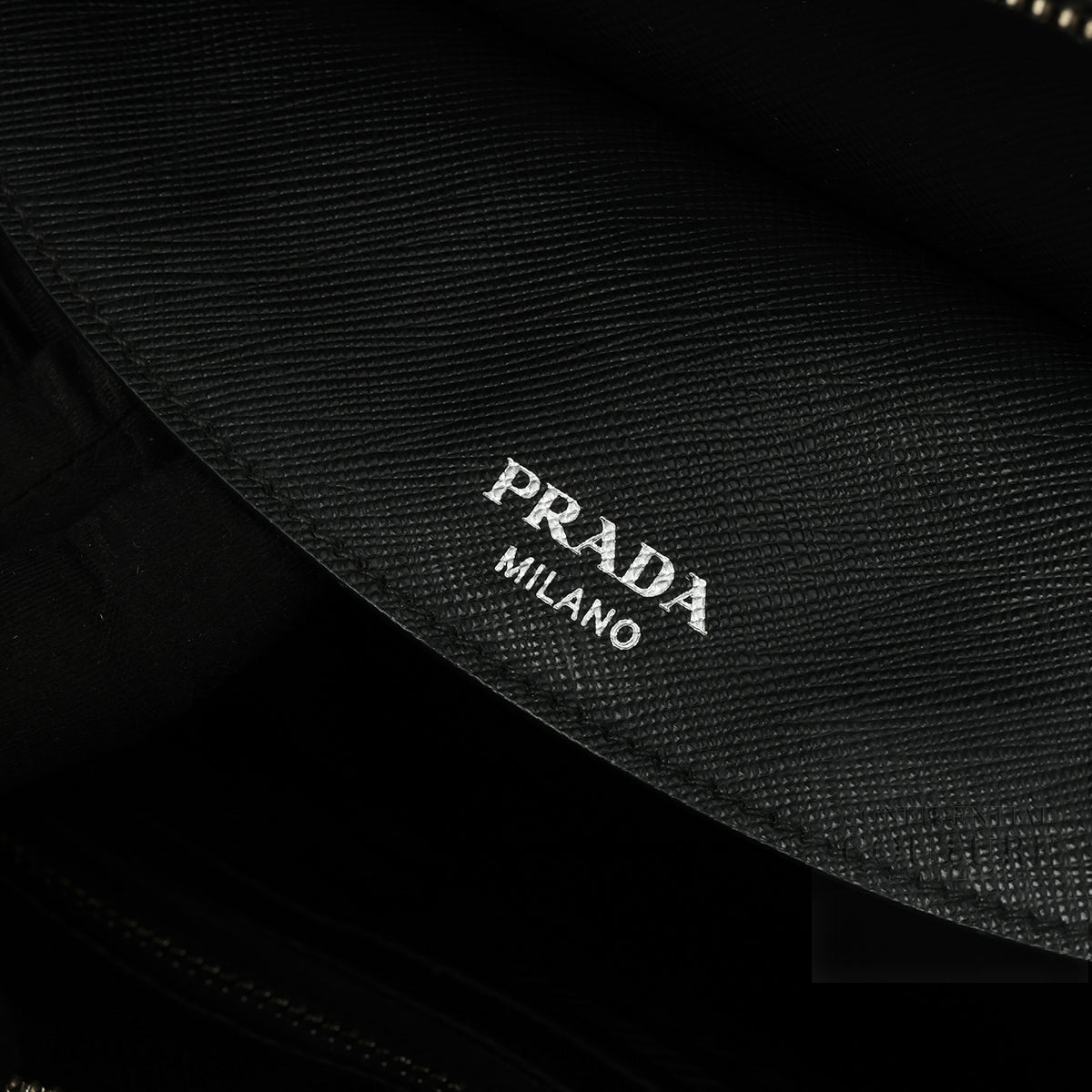 Prada Green/Black Tartan Saffiano And Nylon  Top Handle Bag