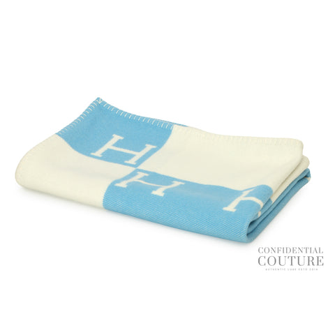 Avalon Baby Blanket Blue Genievre