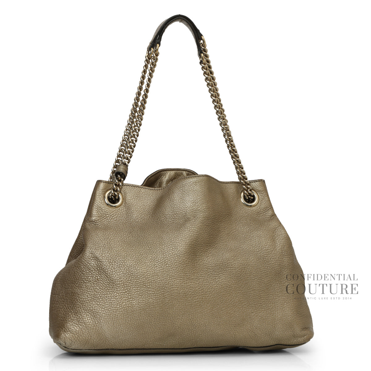 Champagne Medium Soho Chain Tote