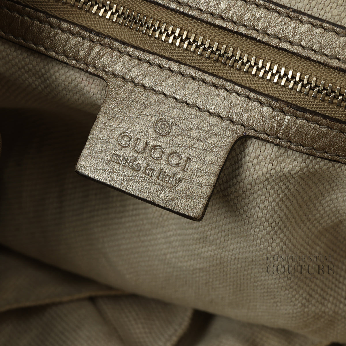 Champagne Medium Soho Chain Tote