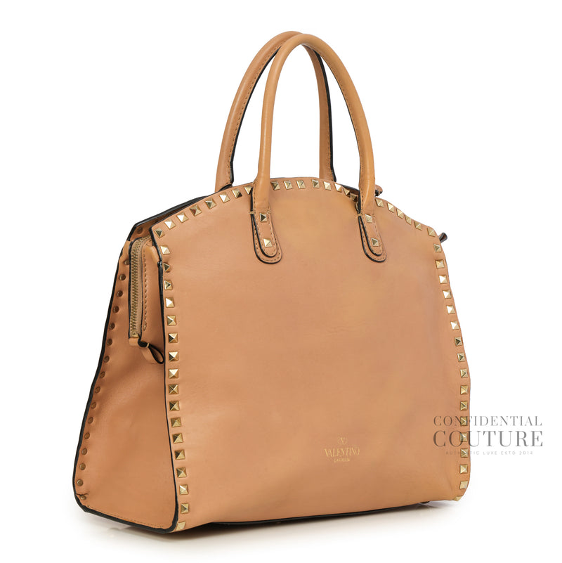 Nude Rockstud Dome Shopper Tote
