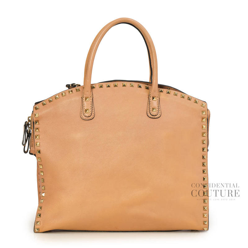 Nude Rockstud Dome Shopper Tote