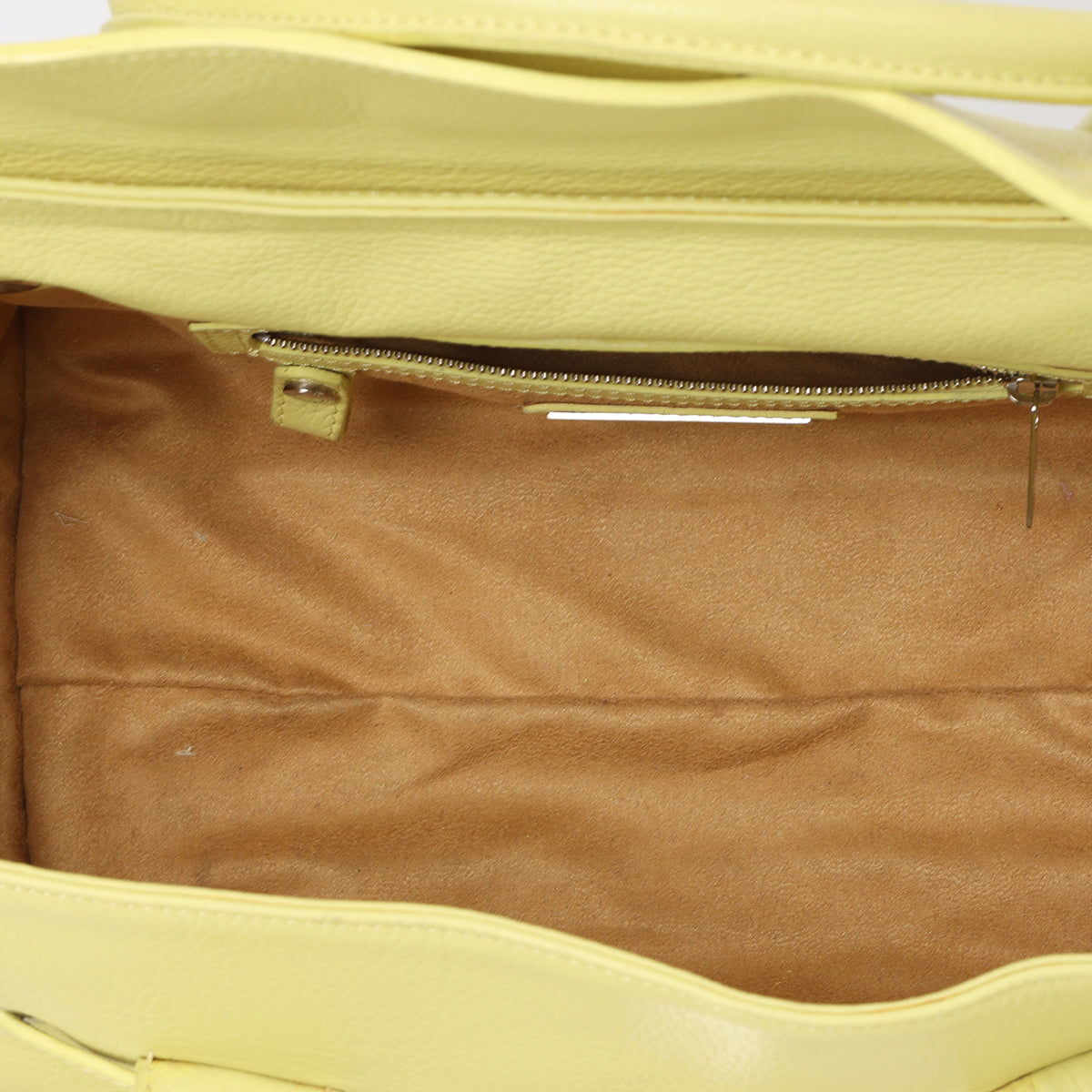 Yellow Rosalie Leather Satchel