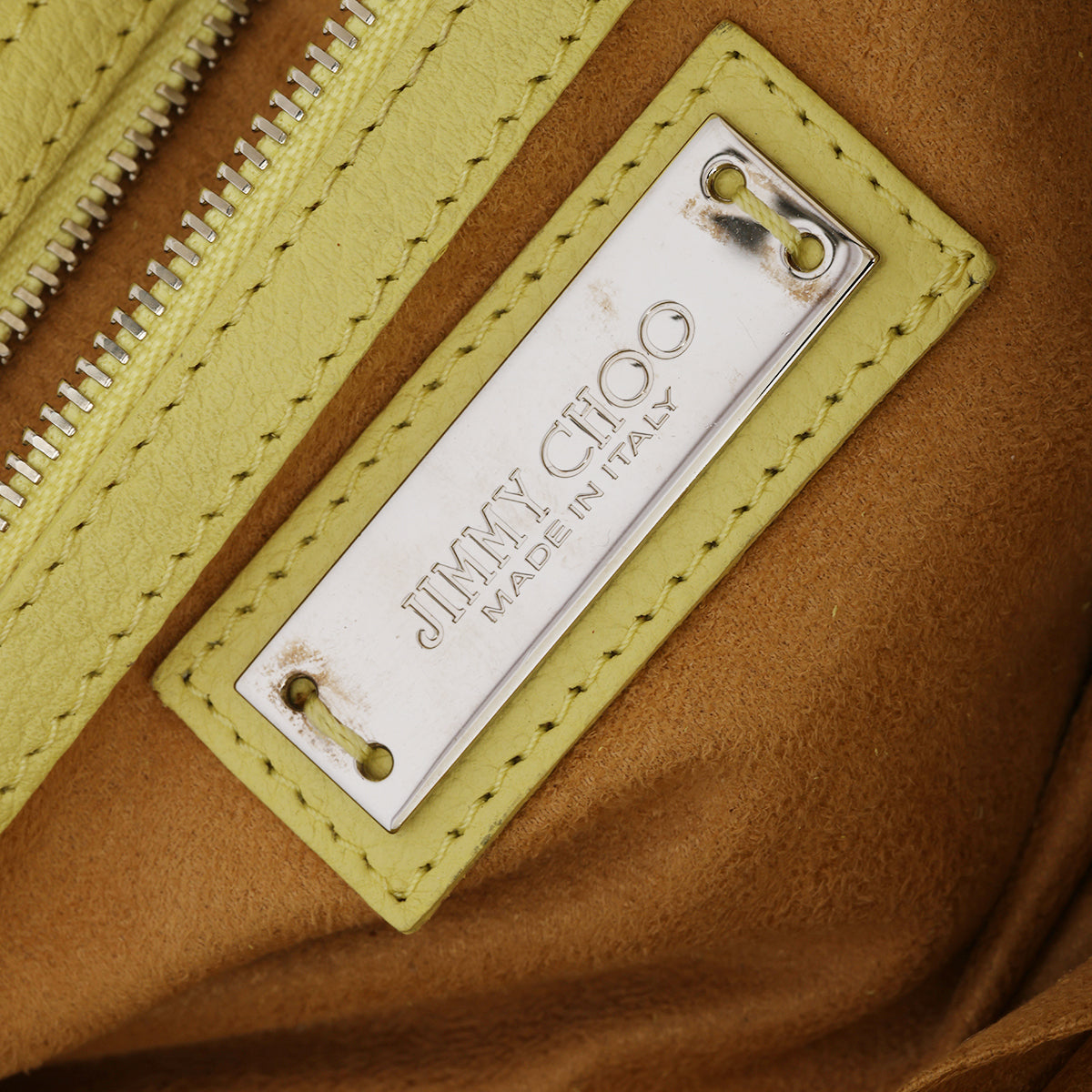 Yellow Rosalie Leather Satchel