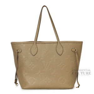 Tourterelle Monogram Empreinte Neverfull MM Bag