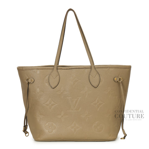 Tourterelle Monogram Empreinte Neverfull MM Bag