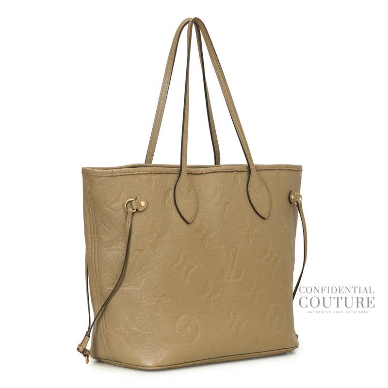 Tourterelle Monogram Empreinte Neverfull MM Bag
