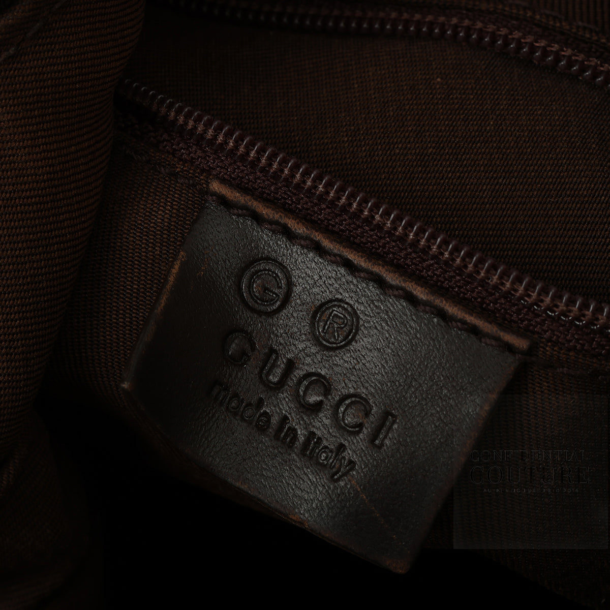GG Guccisima Ring Canvas Brown Shoulder Bag