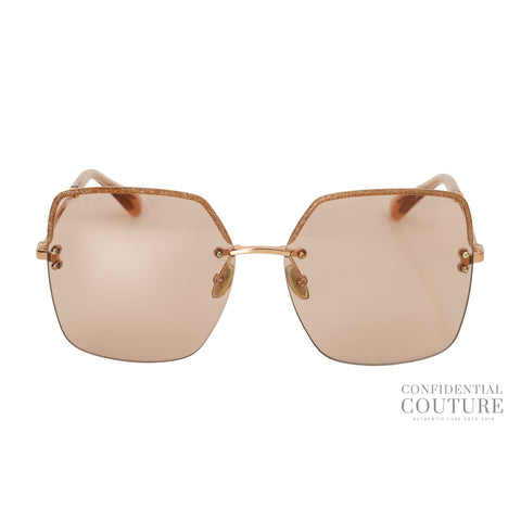 TAVI/S Pink Tone Rimless Sunglasses