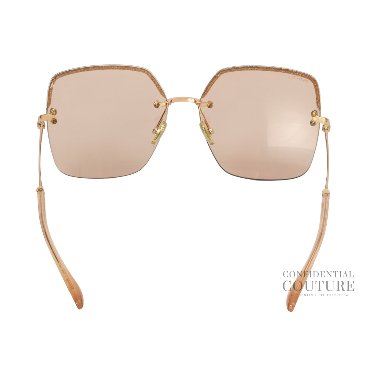 TAVI/S Pink Tone Rimless Sunglasses