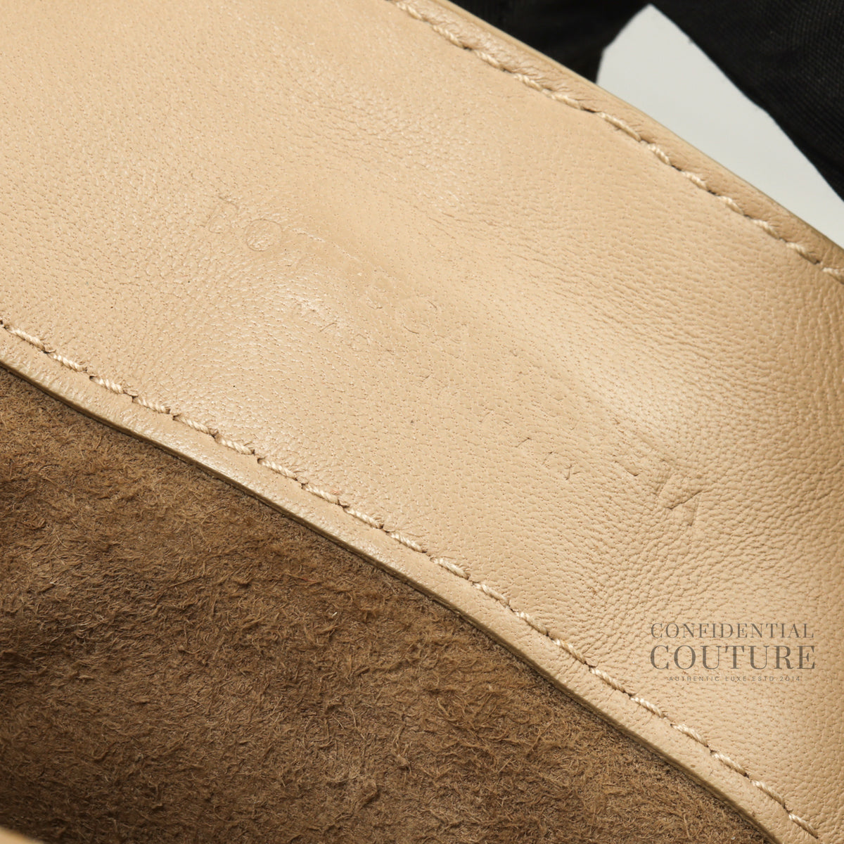 Ivory/Sand Intreciatto Napolli Bag
