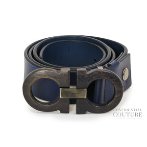 & Adjustable Gancini Belt